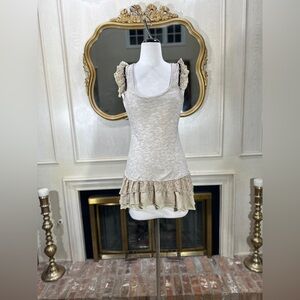 Luluvia for Anthropologie Ruffle Tank Tunic Top – Size M